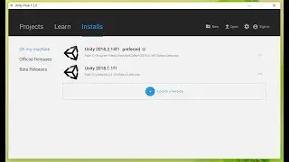 How to manage multiple unity versions with Unity Hub - First use tutorial