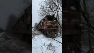 Заброшенный тепловоз Стрела ТЭП-10
