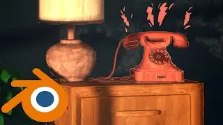 Painterly Telephone Call - Made in Blender 4.0