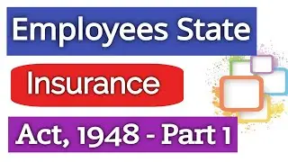 Employees State Insurance Act 1948 in tamil | ESI Act Explained | ESI act 1948 in tamil | Part 1