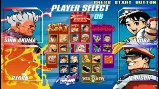 Capcom Fighting Evolution Opening and All Characters [PS2]
