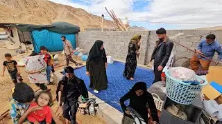 A large rural family in Iran. Najmeh's happiness from Ava's gentle movements.😍👩