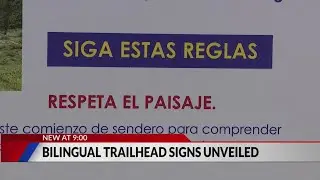 Colorado unveils bilingual trail signs in Spanish, English