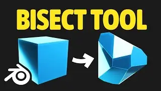 How to Use the Bisect Tool in Blender - Tutorial