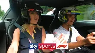 Lando Norris takes Sky Sports F1 presenter on Monza hot lap! 🔥