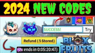 2 JANUARY⚡ROBLOX BLOX FRUITS CODES 2024 | BLOX FRUITS CODES 2024 | CODES FOR BLOX FRUITS