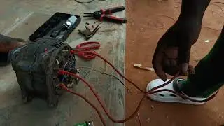 Car Alternator Converted To 3600 RPM Powerful Brushless DC Motor