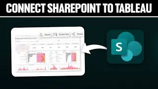 How To Connect SharePoint To Tableau 2024! (Full Tutorial)