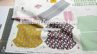 BloomBerry Zipper Pouch Panel | Simple Zipper Pouch