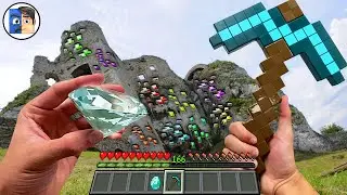 Minecraft in Real Life POV HOW TO FIND ALL KINDS OF ORE In Minecraft RTX Animation 創世神第一人稱真人版