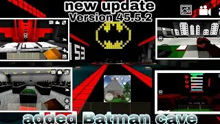 new update in mini block craft || added Batman cave map || Batman's base || 