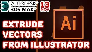 How to extrude from Illustrator - How vectorize an image using Illustrator and extrude it in 3ds Max
