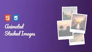 Animated Stacked Cards with CSS | CSS Animated Cards