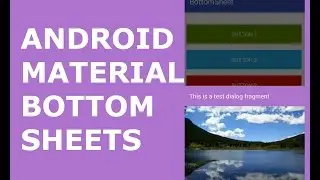ANDROID MATERIAL BOTTOM SHEETS