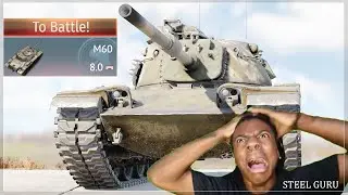 [STOCK] M60 PAINFUL GRIND Experience 💀💀💀 The WORST STOCK tank in game (I'm not jok)