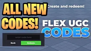 *NEW* ALL WORKING CODES FOR FLEX UGC IN SEPTEMBER 2024! ROBLOX FLEX UGC CODES