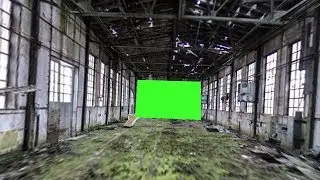 3D Factory Hall - Green Screen Effects 4K UHD