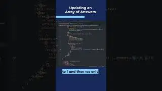 Efficient Techniques for Updating Arrays of Answers | Developer's Guide