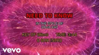 Doja Cat - Need To Know (Karaoke)