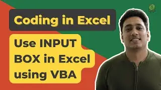 Create a Input Box in Excel | Excel VBA