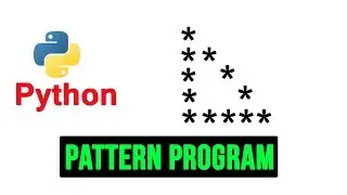 Python Programming Tutorial - Printing Hollow Right Triangle Star Pattern