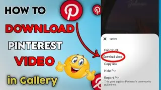 how to download pinterest videos in gallery || Pinterest video ko Kaise download kare || multi mart