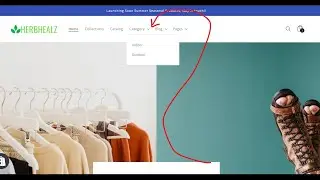 How to Create Shopify Category Menu