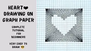 Create a MASTERPIECE Heart on Graph Paper!