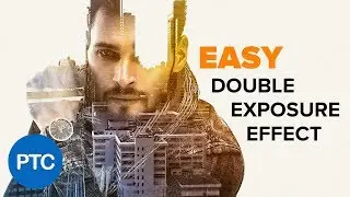 DOUBLE EXPOSURE Effect Photoshop Tutorial - EASY Double Exposure in Photoshop