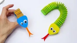 Amazing Paper Snake - Moving paper toys