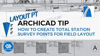 Creating Total Station Layout Points in ArchiCAD