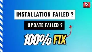 Installation Failed : Could Not Copy File //  Update Failed : Could not Create Directory [SOLVED ✅]