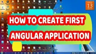 Angular First Application | How to create first angular application in Visual Studio Code