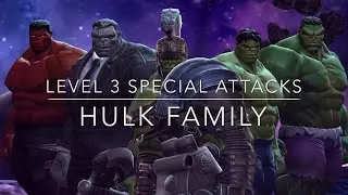 Hulk Family Level 3 Special Attacks Updated 2020 Roster