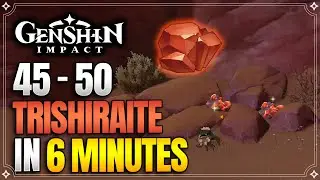 Trishiraite Locations | Fast and Efficient Route | Sethos Ascension Materials |【Genshin Impact】