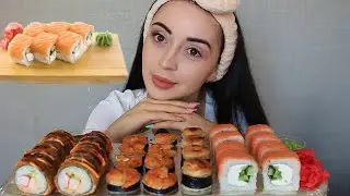 НУ ЧТО С ПРАВАМИ? Суши 🍣 Роллы Mukbang Ayka Emilly