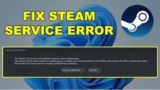 Fix Steam Service Error in Windows 11/10