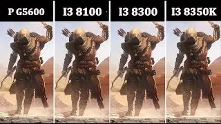 GTX 1060 | P G5600 vs i3 8100 vs i3 8300 vs i3 8350K | Comparison |