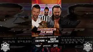 WWE: SummerSlam 2024 • CM Punk vs. Drew McIntyre Promo Song • 