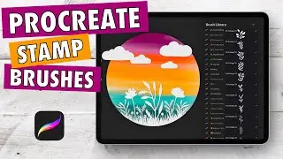 How To Create Procreate Stamp Brushes - EASY TUTORIAL ✨