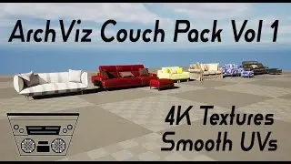 how to install fbx  archviz  couch  vol 1 to unreal engine | retro violet couch pack tutorial