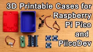 Raspberry Pi Pico and PiicoDev Modules Enclosures | 3D Print Your Own!