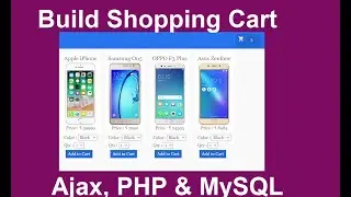 Build Shopping Cart with PHP & MySQL