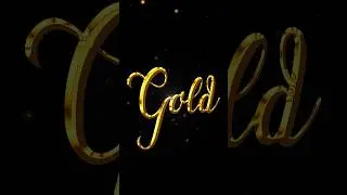 Easy Way To Create a Gold Text Effect in Photoshop Tutorials For Beginners #shorts