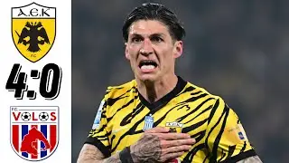 ΑΕΚ - ΝΠΣ Βόλου 4-0  Στιγμιότυπα - 2022/2023