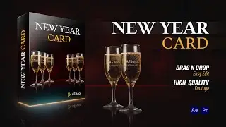 New Year Card | After Effects | Premiere Pro