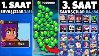1 MİLYON ELMAS HARCADIM OYUNDAKİ TÜM KOSTÜMLERİ VE TÜM KARAKTERLERİ MAXLADIM !! BRAWL STARS