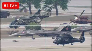 Ukrainian Missiles Destroy Russian Air Bases and Several Su-34s in Kursk - Arma 3
