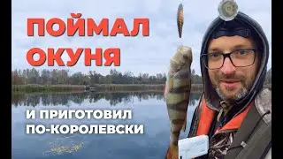 [ ЭКСПЕДИЦИЯ, ЧАСТЬ 3 ] Поймал окуня и приготовил ПО-КОРОЛЕВСКИ