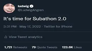 I'm doing another Subathon.